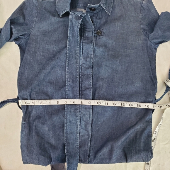 $595 Malia Mills Women's Blue Denim Jumpsuit Size 2 - Picture 14 of 14